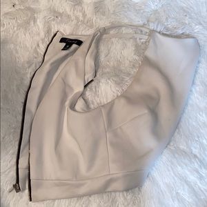 Zip up crop top